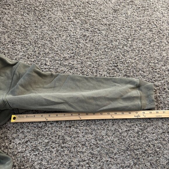 Eddie Bauer Heritage Wash Crewneck Sweatshirt Seattle-USA Olive Green Mens XL 10 - Picture 7 of 7